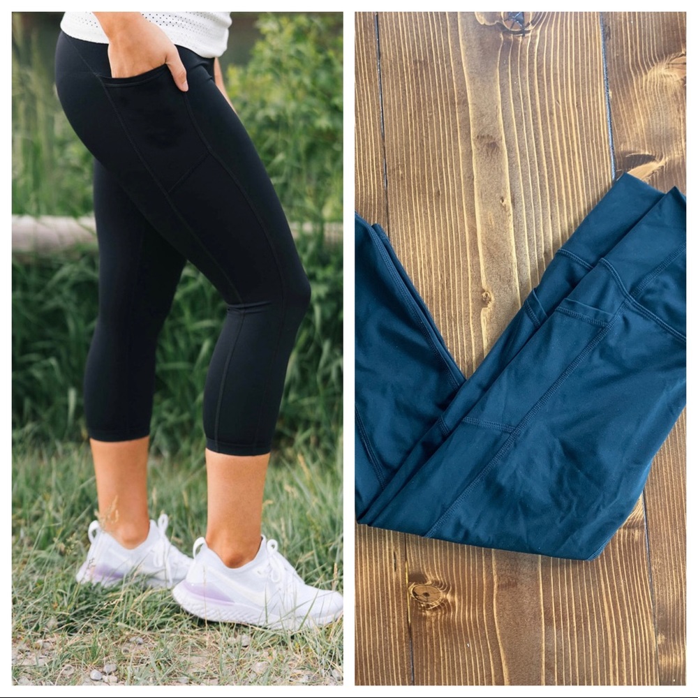 Zyia Brilliant pocket high rise Capri 6-8 black